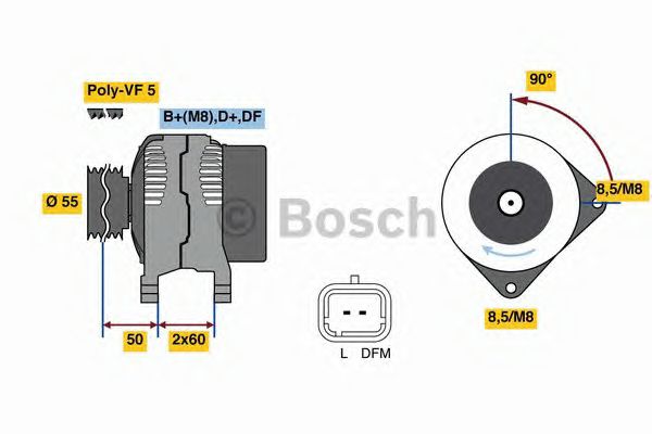 Generator / Alternator RENAULT MEGANE/ SCENIC 1,4/1,6/1,5DCI 03-