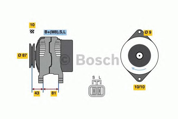 Generator / Alternator NISSAN X-TRAIL 2,2DCI 03-