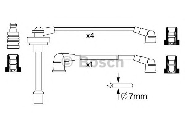 Set cablaj aprinder NISSAN PRIMERA 1,6/ALMERA1,4