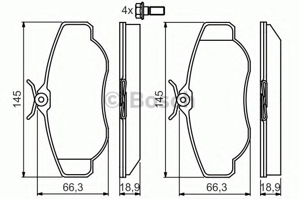 set placute frana,frana disc LAND ROVER RANGE II 94-02