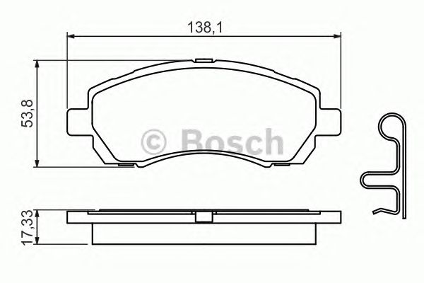 set placute frana,frana disc SUBARU IMPREZA -00/LEGACY