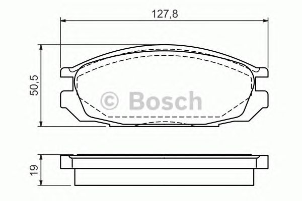 set placute frana,frana disc NISSAN PATROL 2,8TD 88-