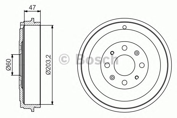 Tambur frana FIAT GRANDE PUNT0/CORSA D