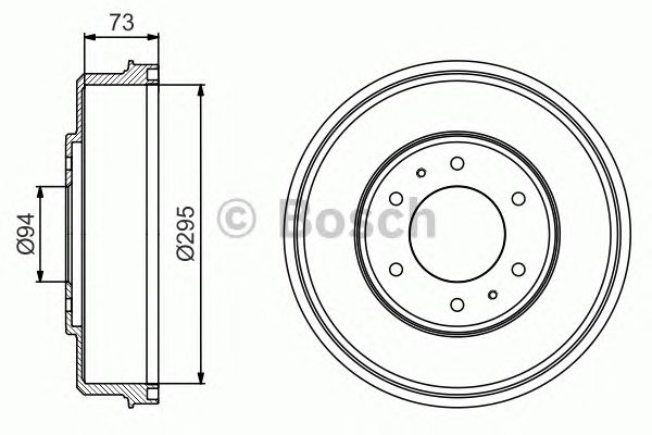 Tambur frana MITSUBISHI L200 06-