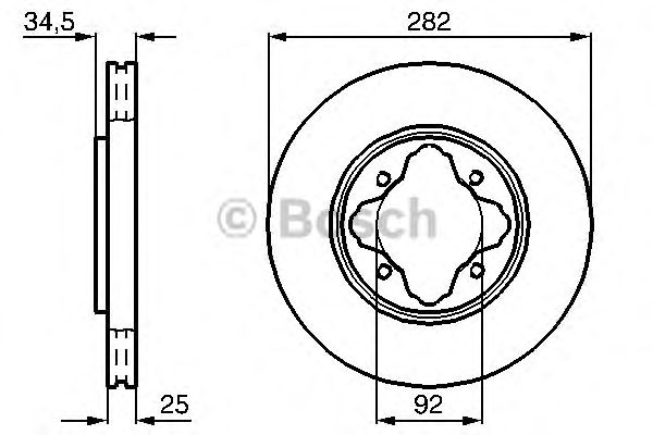 Disc frana HONDA ACCORD 2,0-2,2 93-98