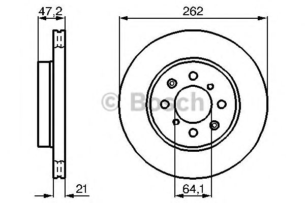 Disc frana HONDA CONCERTO/ROVER 200/400