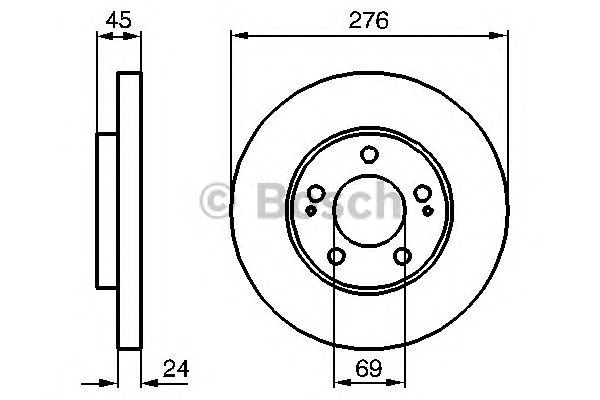 Disc frana MITSUBISHI SPACE WAGON 98-