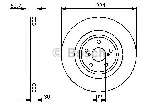 Disc frana TOYOTA LEXUS GS300/430 05-