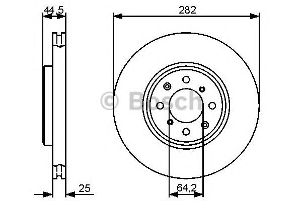 Disc frana MG 1,8/2,5 ZR/ZS 01-05