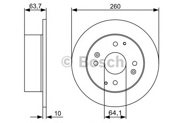 Disc frana HONDA ACCORD 98-