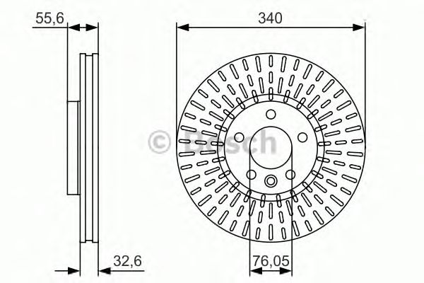 Disc frana VW T5 09- 340X32