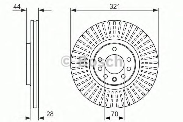 Disc frana OPEL ASTRA/ZAFIRA 2,0 TURBO 05- 321x28