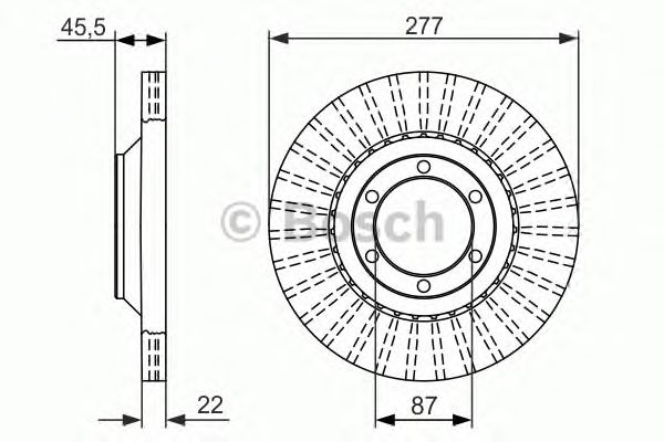 Disc frana HYUNDAI GALLOPER 98- 276x22