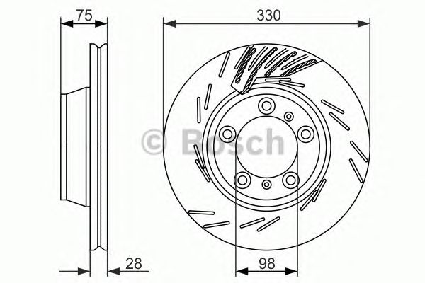 Disc frana PORSCHE PANAMERA 09-