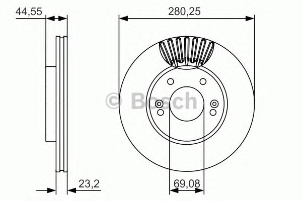 Disc frana KIA CEED 12- disc 15"