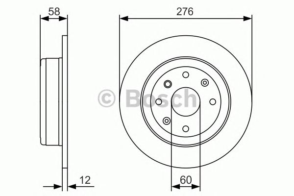 Disc frana CHEVROLET EPICA 2,0D-2,5 06-