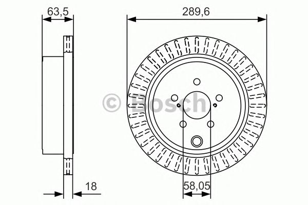 Disc frana SUBARU BRZ/LEGACY/OUTBACK 2,0/3,6 09- 289,6X18