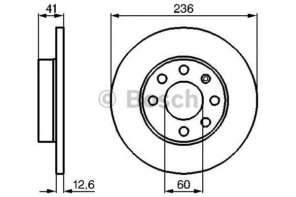 Disc frana OPEL ASTRA/CORSA/VECTRA 82-05