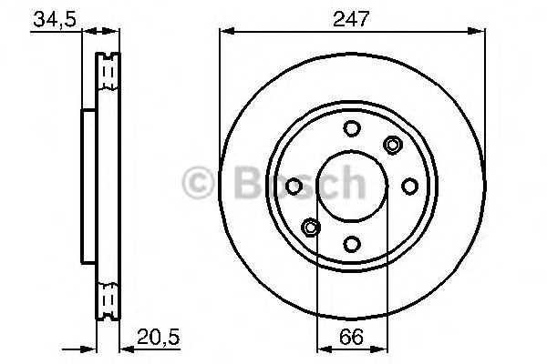 Disc frana PEUGEOT 106/206/306 91-