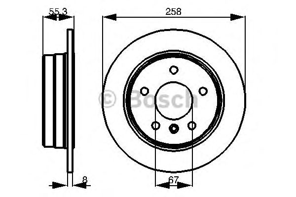 Disc frana MERCEDES-BENZ W168 97-