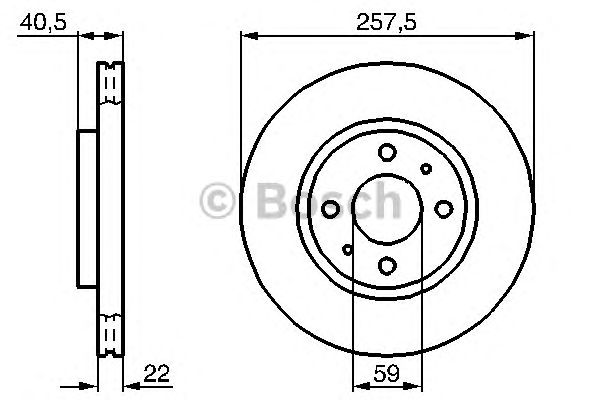 Disc frana FIAT STILO/PUNTO/500/DOBLO 02-