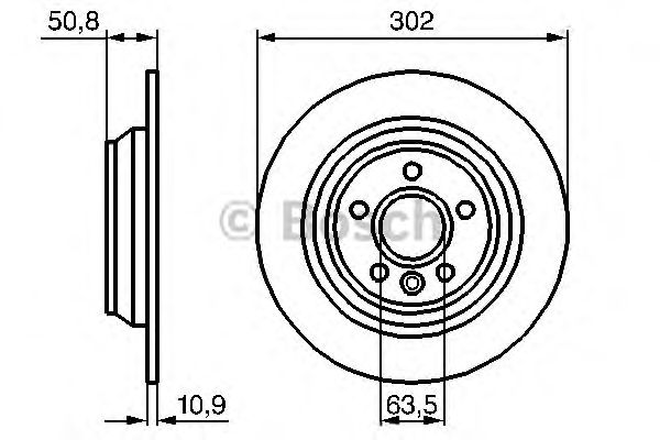 Disc frana FORD MONDEO/GALAXY 07- 302X11