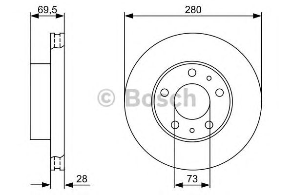 Disc frana FIAT DUCATO/CITROEN JUMPER 06-