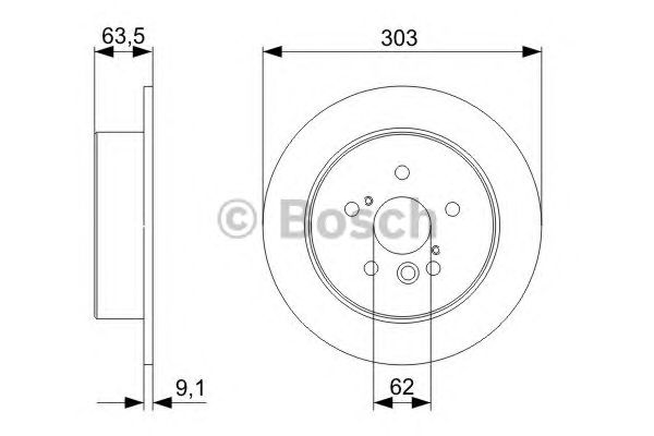 Disc frana TOYOTA RAV4 00-