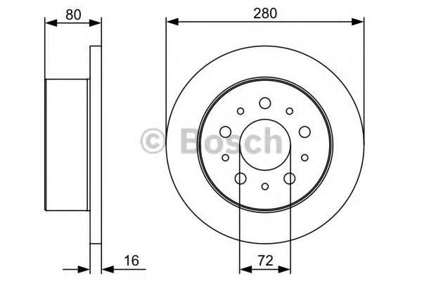 Disc frana FIAT DUCATO/CITROEN JUMPER 06-