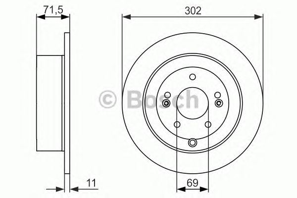 Disc frana HYUNDAI SANTA FE 06-