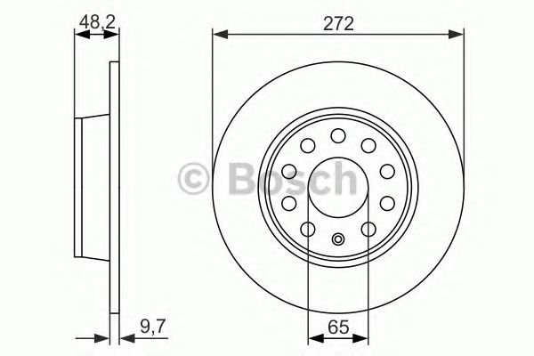 Disc frana VW A3/GOLF VI VII/OCTAVIA/CADDY/TOURAN 10-