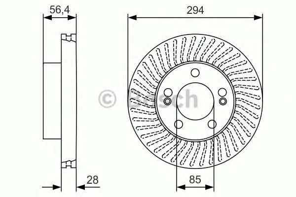 Disc frana SSANGYONG REXTON/KYRON/ACTYON