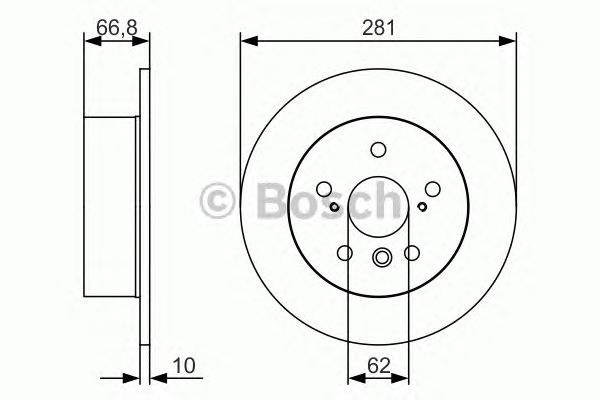 Disc frana TOYOTA CAMRY 2.3/3.5 01.06-