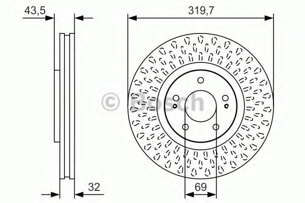 Disc frana MITSUBISHI LANCER VI 2.0 08.96-08.03