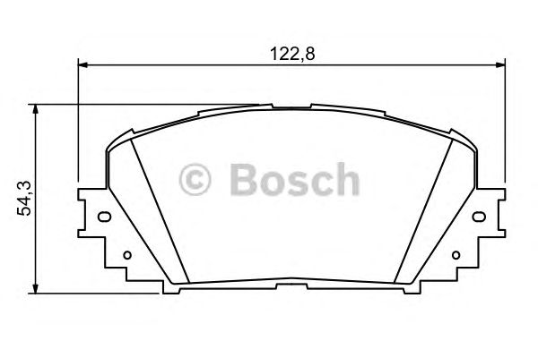 set placute frana,frana disc TOYOTA PRIUS 09-