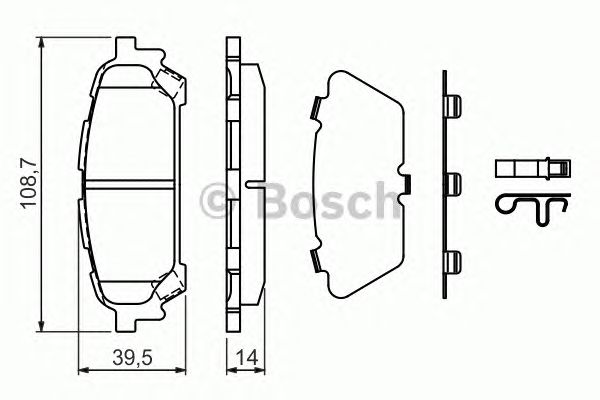 set placute frana,frana disc SUBARU IMPREZA 00-