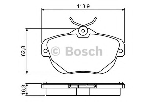 set placute frana,frana disc CITROEN C6