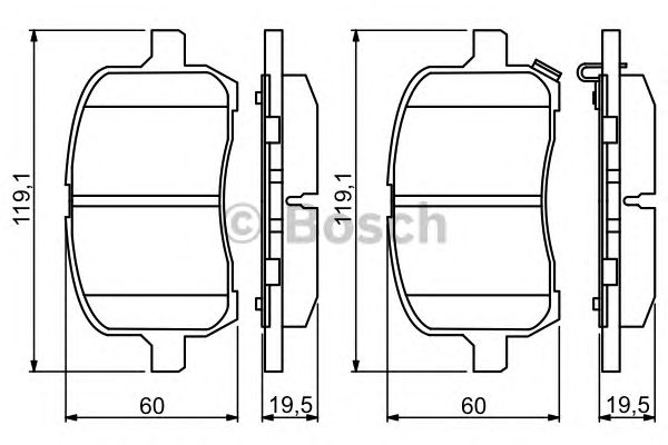 set placute frana,frana disc OPEL GT CABRIOLET 07-