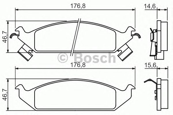 set placute frana,frana disc CHRYSLER STRATUS 95-