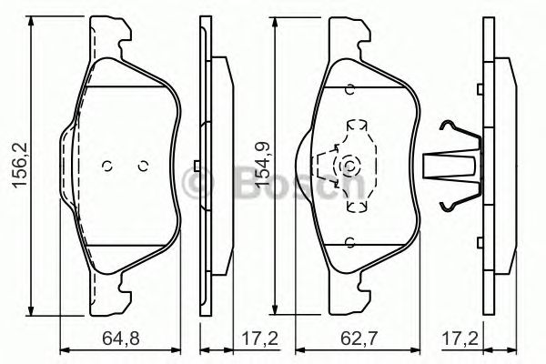 set placute frana,frana disc NISSAN PRIMERA 2,0 16V 96-02