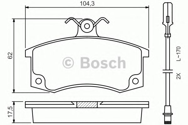 set placute frana,frana disc LADA SAMARA 88-97