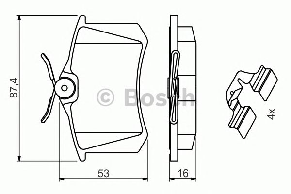 set placute frana,frana disc RENAULT MEGANE 08-