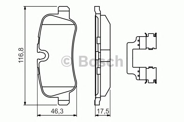 set placute frana,frana disc LAND ROVER DISCOVERY 05-