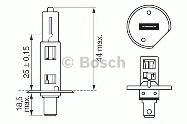 Bec far faza lunga H1 12V/55W