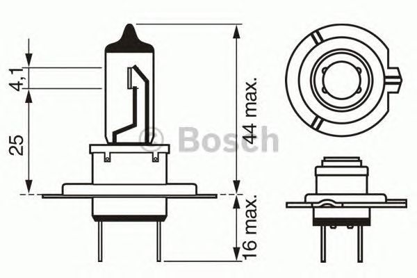 Bec far faza lunga H7 12V/55W PX26D +50%