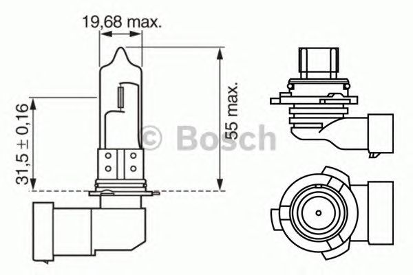 Bec, far faza lunga HB4 12V 51W P22d