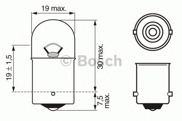 Bec R10W 12V/10W PURE LIGHT 