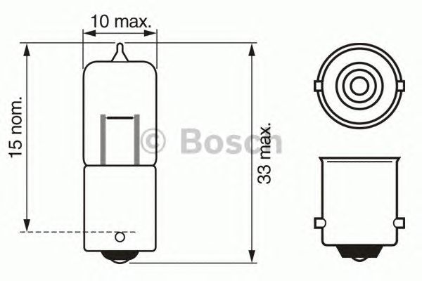 Bec 12V/10W BA9S PURE LIGHT 