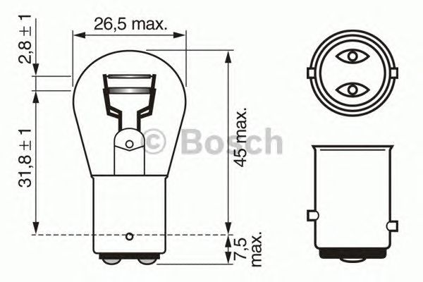 Bec, lampa frana / lampa spate