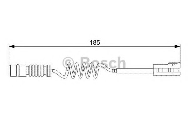 senzor de avertizare,uzura placute de frana MERCEDES-BENZ SPRINTER 29153